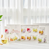 Butterfly Flower Tea Bag Gift Set (6 kinds × 3ea = 18 teabags)