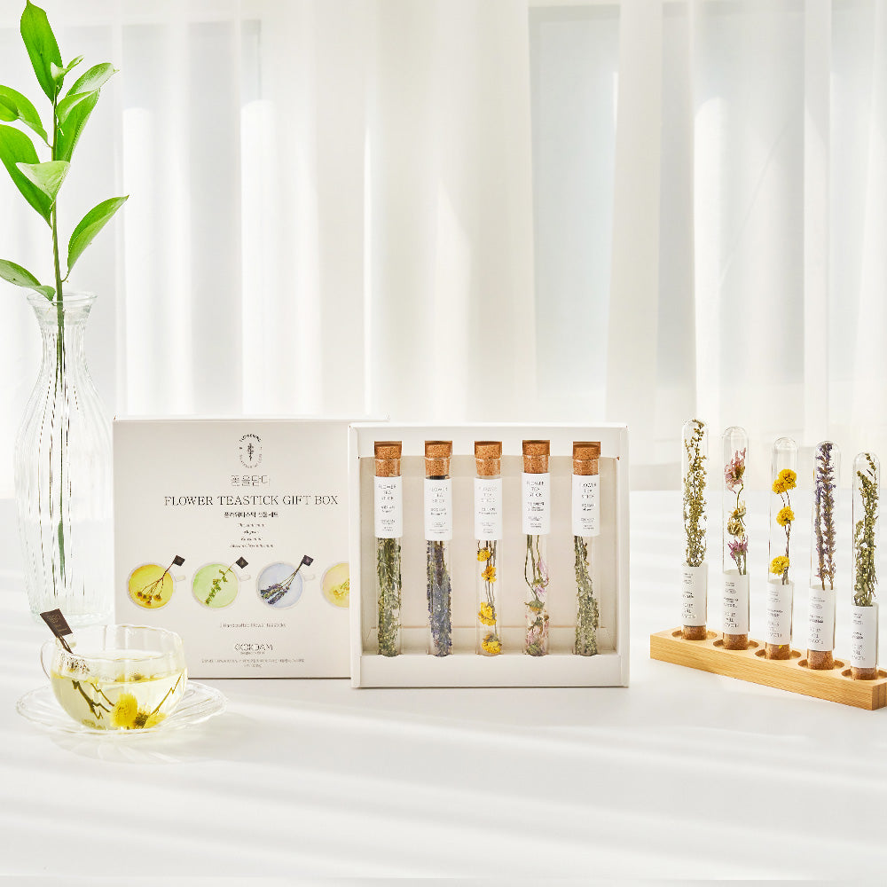 Combination Flower Teastick Gift Set (1 set = 5 sticks)