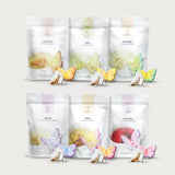 Butterfly Flower Tea Bag Pouch 10 Tea Bags