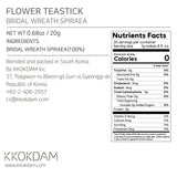 (US ONLY-Private Label) Flower Tea Stick Bridal Wreath Spiraea Bulk Pouch (20PCS)