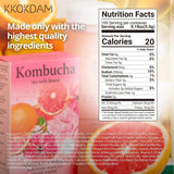 Flower Kombucha Tea Powder Bulk Pouch 500g