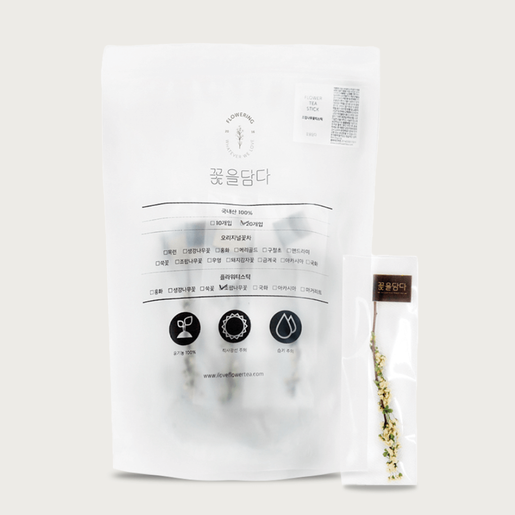 Flower Tea Stick Bulk Pouch (20ea) 5Kinds Flavor