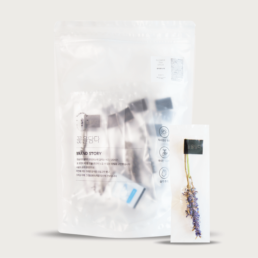 Flower Tea Stick Bulk Pouch (20ea) 5Kinds Flavor