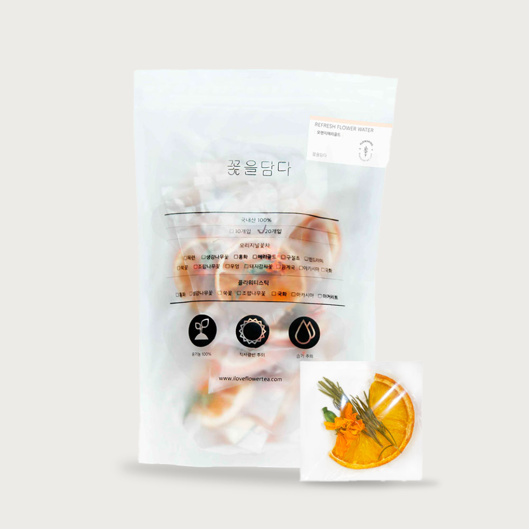 Fruit & Flower Tea (Refresh water) Bulk Pouch (20ea)