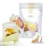Butterfly Flower Teabag Pouch (1 pouch = 10 teabags)